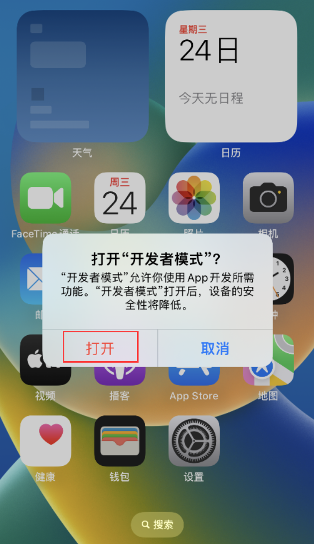 马村苹果手机维修分享如何打开开发者模式 