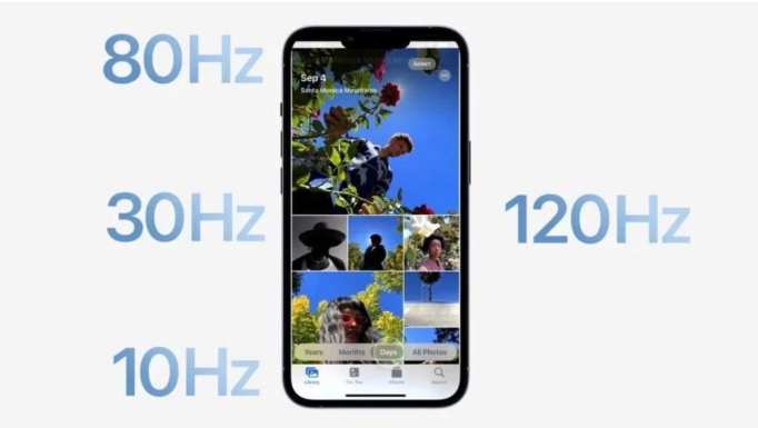 马村苹果14维修分享iPhone 14有高刷吗 