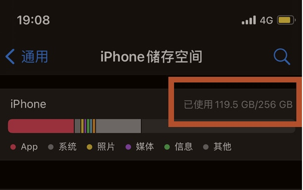 马村苹果13维修分享iPhone13如何查看剩余内存 
